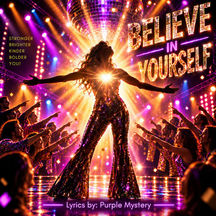 purple mystery believe in yourself